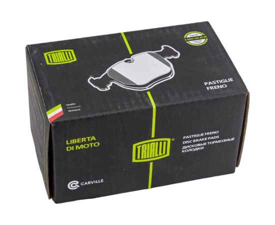 Колодки тормозные дисковые задние для автомобилей Лада Vesta/SW/SW Cross/Лада 1119 Kalina Sport TRIALLI PF 0171 – изображение 9