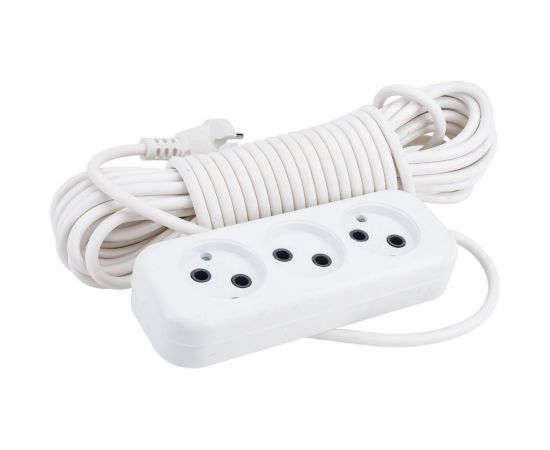 Сетевой удлинитель V.I.-TOK у3-о 10м (ПВС 2x1) Удл211 