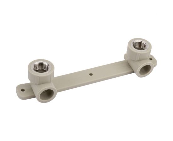 Монтажная планка VALFEX PP-R, серая, Дн20х1/2"" ВР 10124020Г 127-0496 