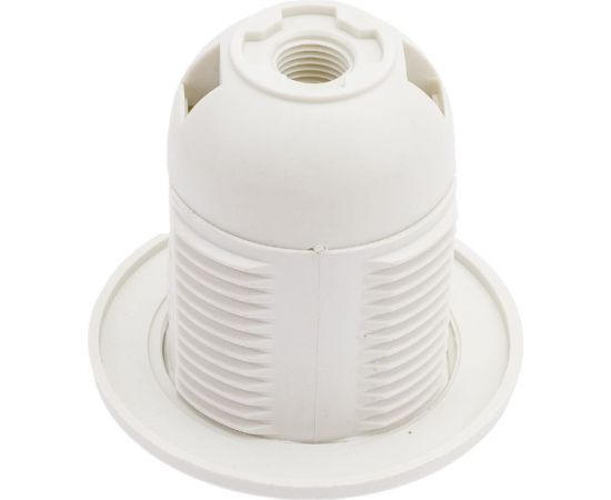 Патрон General Lighting Systems GLH-E27-HRP-H-W-R термопластик, Е27 подвесной, с кольцом белый 474013 