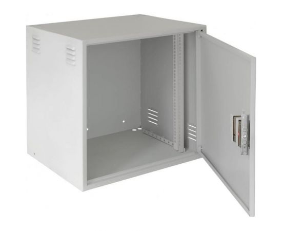 Настенный антивандальный шкаф 12U серый NETLAN EC-WS-126045-GY 