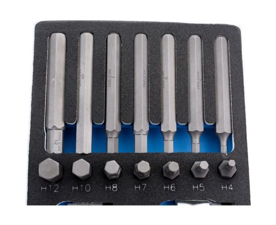 Набор вставок бит 10 мм TORX, SPLINE, HEX, ложемент, 44 предмета KING TONY 9-1044CQV – изображение 11