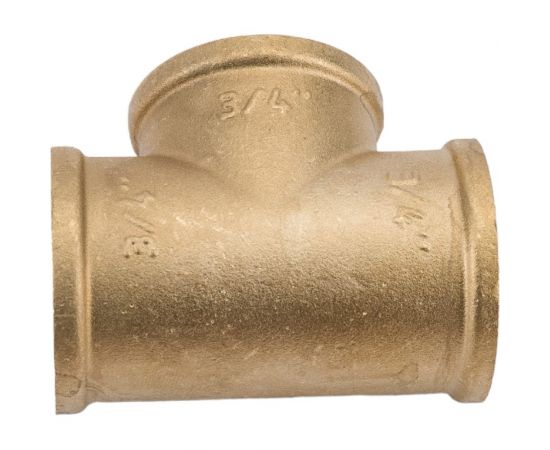 Тройник LD PRIDE 3/4 вн/вн/вн латунь 550004 – изображение 2