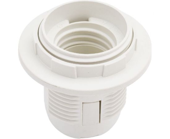 Патрон General Lighting Systems GLH-E27-HRP-H-W-R термопластик, Е27 подвесной, с кольцом белый 474013 – изображение 2