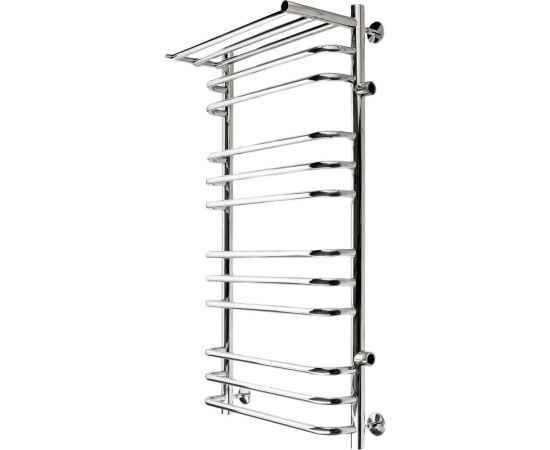 Полотенцесушитель INDIGO Brace c полкой (н.р.1") 100/50 м/о 60 боковое подключение справа LBCW100-50PR-б/п-60 – изображение 2