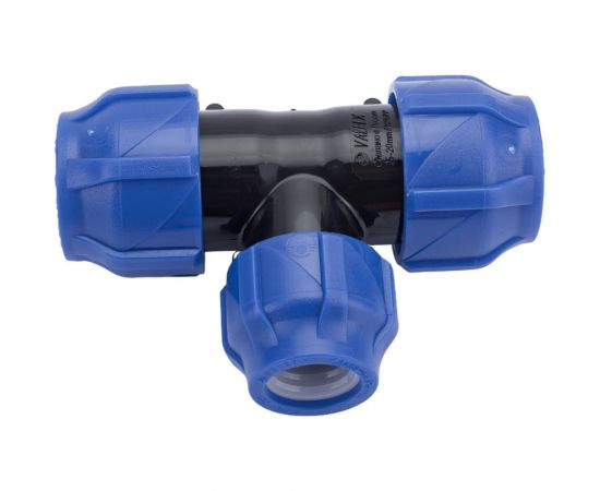 Компрессионный переходной тройник VALFEX ПНД, 25-20-25 1210012252025 – изображение 2