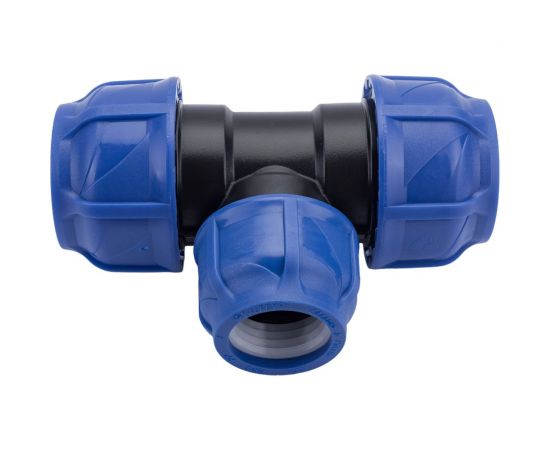 Компрессионный переходной тройник VALFEX ПНД, 50-40-50 1210012504050 – изображение 2