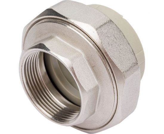 Муфта комбинированная разъемная с внутренней резьбой VALFEX PP-R серая, 50 мм х1 1/2"" 10155040Г 127-0339 – изображение 2