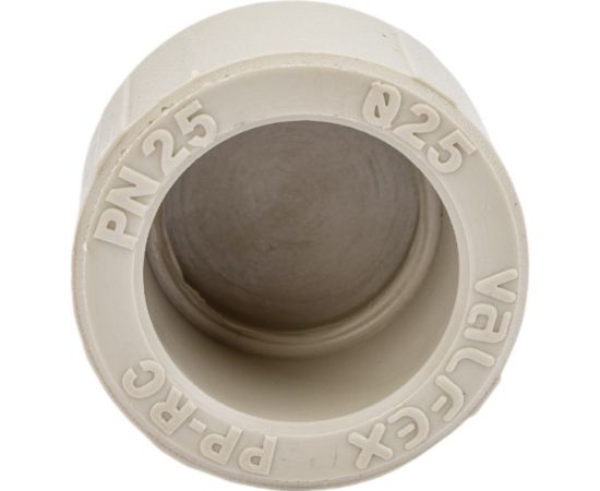 Заглушка-пробка VALFEX PP-R, серая, Дн25 10162025Г 127-0316 – изображение 2