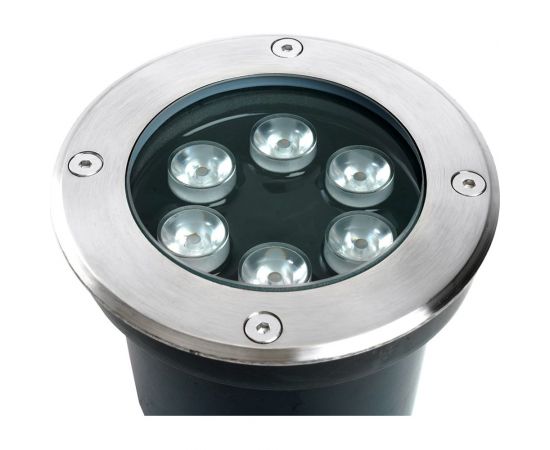 Светодиодный тротуарный (грунтовый) светильник FERON SP2802 6W, AC12-24V, 3000К, D120xH90mm,вн.диаметр:90mm,IP67 48453 – изображение 2