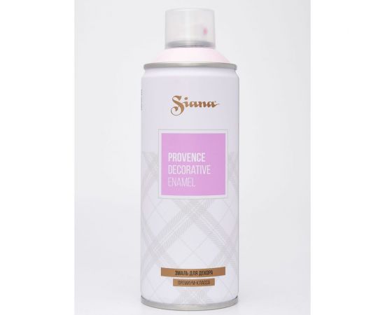 Аэрозольная акриловая краска в баллончике SIANA Provence для мебели, декора, металла, пластика, керамики, стекла, гипса, сухоцветов, цветов, радиаторов, быстросохнущая. магнолия SNP009 – изображение 2