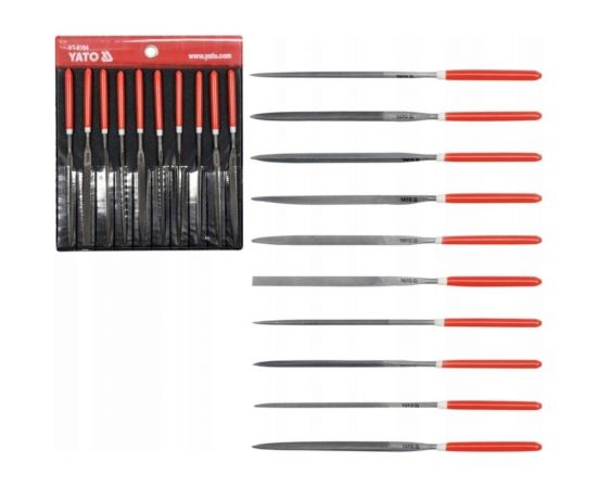 Набор надфилей YATO 160x75 мм 10пр YT-6164 – изображение 2