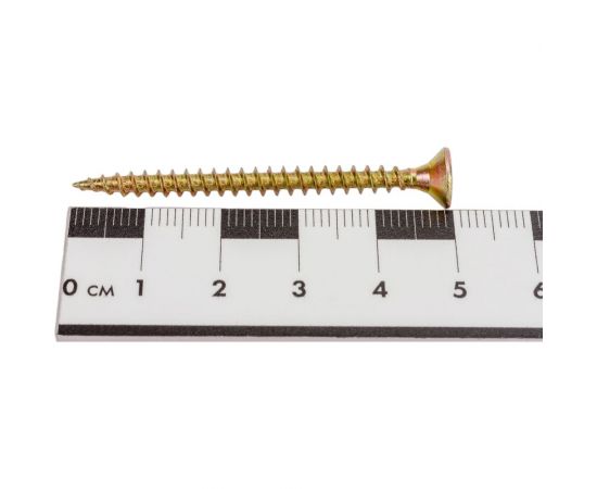 Саморез Невский Крепеж ШУж 4,0x50, пот. гол., + дюбель унив. 6x37, 16 шт. 812939 – изображение 3