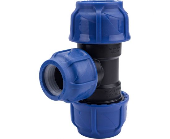 Компрессионный переходной тройник VALFEX ПНД, 50-40-50 1210012504050 – изображение 3