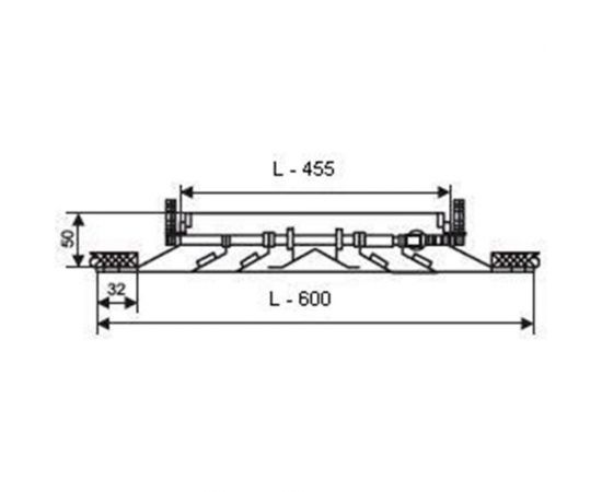 Диффузор потолочный ДП4 (600x600 мм) ORE 2248240003292 – изображение 3