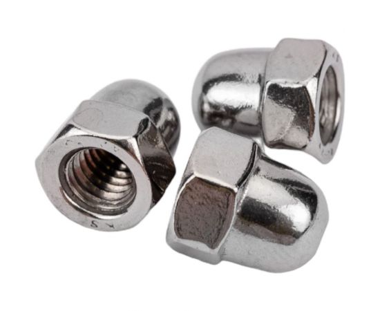 Колпачковая шестигранная гайка DINFIX DIN 1587, нерж. А2, M6, 25 шт. 00-00001924 – изображение 3