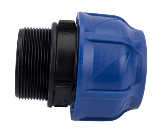 Компрессионная соединительная муфта VALFEX ПНД, с наружной резьбой, 50x2"" 121001150200 – изображение 3