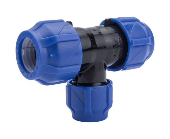 Компрессионный переходной тройник VALFEX ПНД, 25-20-25 1210012252025 – изображение 3