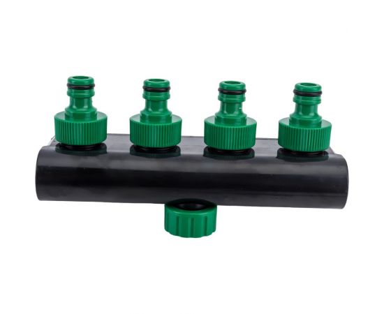 Распределитель четырехканальный резьба внешняя-соединитель 3/4" РОСТОК 426378 – изображение 3