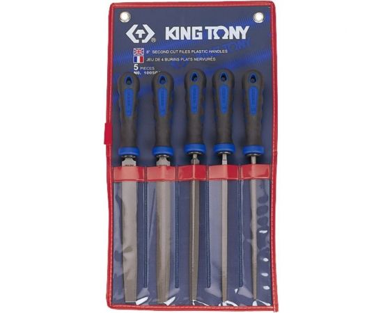 Набор напильников KING TONY 200 мм 5 предметов 1005GQ – изображение 3