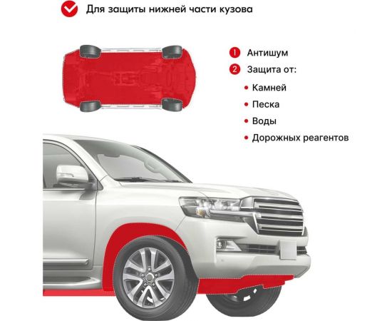 Антикоррозийная битумная мастика KERRY аэрозоль, 650 мл 11604785 – изображение 4