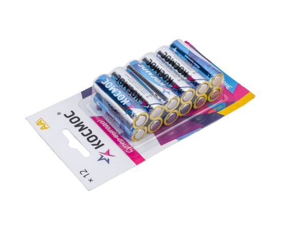 Алкалиновые элементы питания КОСМОС LR6 12 шт. на блистере, KOCLR6BL12 – изображение 4