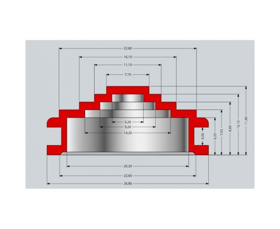 Распределительная силовая коробка 5 СПб УПП-5 КРС-5 с клеммами 99927554 – изображение 4