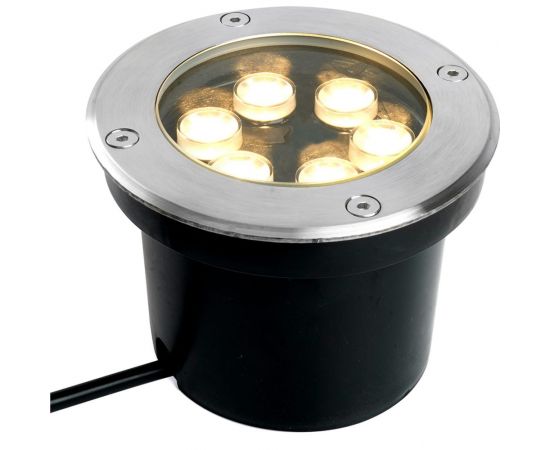 Светодиодный тротуарный (грунтовый) светильник FERON SP2802 6W, AC12-24V, 3000К, D120xH90mm,вн.диаметр:90mm,IP67 48453 – изображение 4