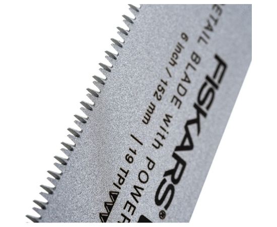 Пила Fiskars тяговая складная PowerTooth 150 мм, 19 зубьев на дюйм 1062932 – изображение 4