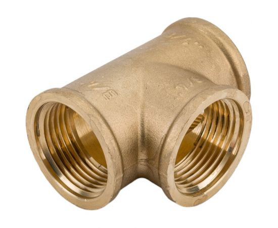 Тройник LD PRIDE 3/4 вн/вн/вн латунь 550004 – изображение 5