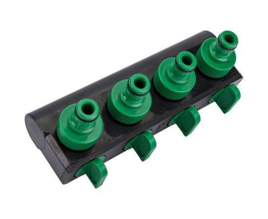 Распределитель четырехканальный резьба внешняя-соединитель 3/4" РОСТОК 426378 – изображение 6