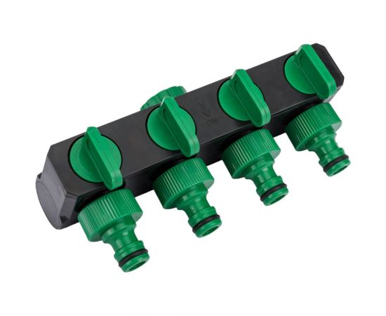 Распределитель четырехканальный резьба внешняя-соединитель 3/4" РОСТОК 426378 – изображение 7