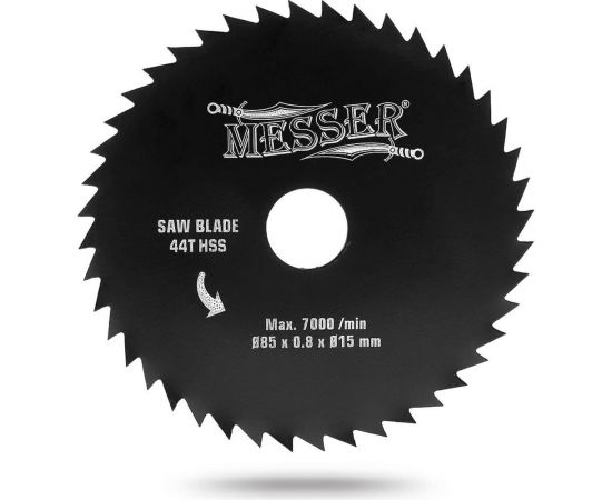 Циркулярная мини-пила MESSER M200 в комплекте 3 диска (алмаз, HSS, TCT) и направляющая шина 10-40-204 – изображение 8