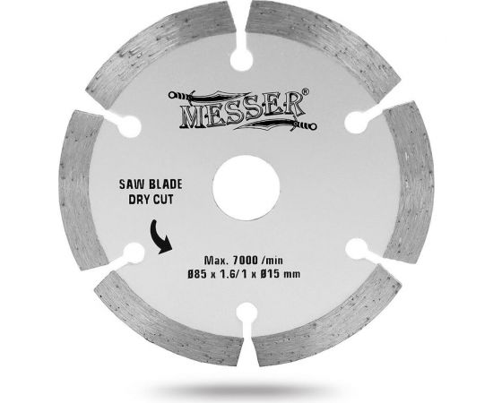 Циркулярная мини-пила MESSER M200 в комплекте 3 диска (алмаз, HSS, TCT) и направляющая шина 10-40-204 – изображение 9