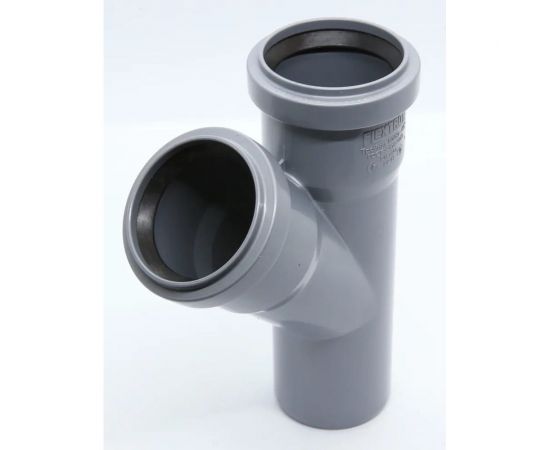 Тройник Flextron D 50 мм 45 градусов, для внутренней канализации 141139 – изображение 9
