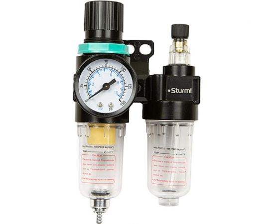 Фильтр влагоотделитель с лубрикатором для пневмоинструмента Sturm 1710-02-02 
