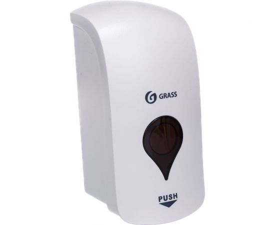 Ручной диспенсер для мыла Grass пенка, белый, пластиковый IT-0637 