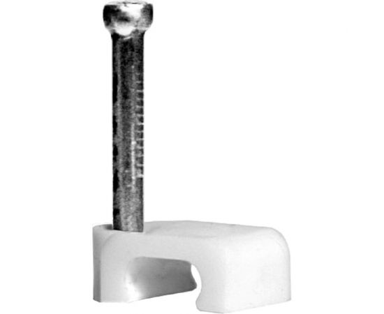 Плоская скоба для кабеля Невский Крепеж Б9 мм 50 шт. 800455 