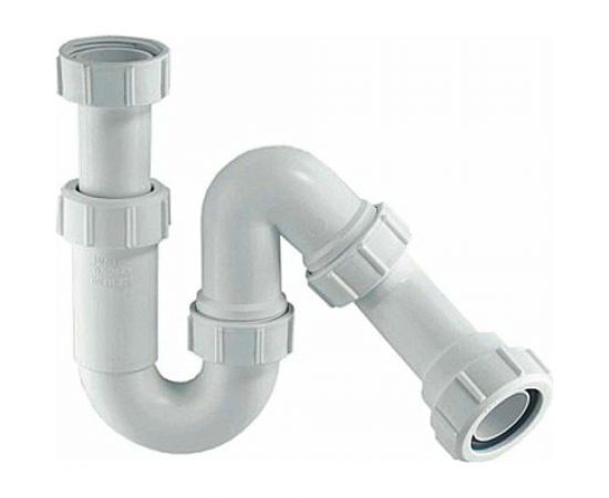 Сифон McAlpine без выпуска d32, трубный (вых. компресионный) MRW7 