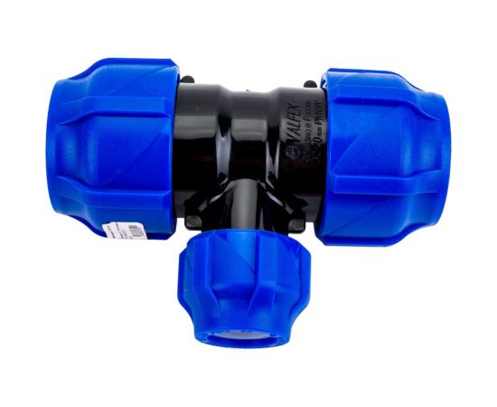 Компрессионный переходной тройник VALFEX ПНД, 32-20-32 1210012322032 