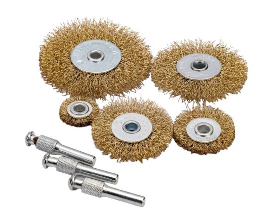 Корщетки набор (5 шт; 25, 38, 50, 63, 75 мм) FIT IT 38572 