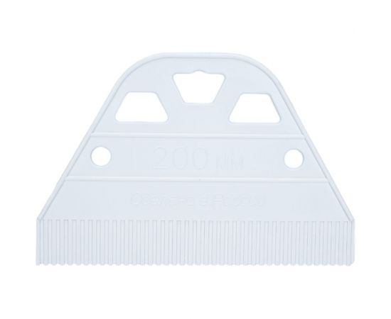 Шпатель Петрович зуб пластиковый 200мм для нанесения клея 4100013387 