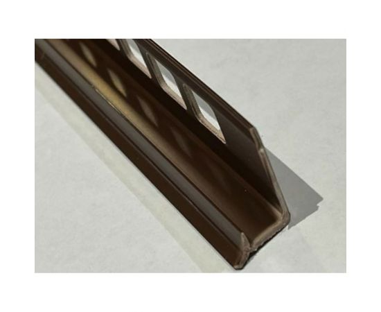 Профиль для плитки внутренний DECONIKA 10 мм 2.5 м 019-G Коричневый глянец Д-Пл10-В 019-G КОР Г 
