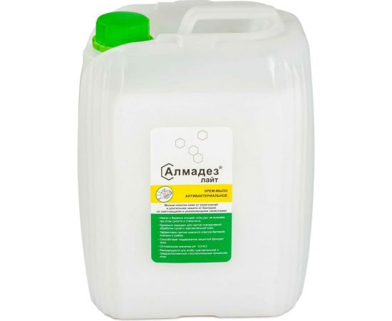 Антибактериальное мыло-крем АЛМАДЕЗ Лайт 5 л евро канистра МАЛ-05 