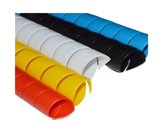 Спиральная пластиковая защита SG PARLMU -22-C11, полипропилен, размер 22, выпуклая поверхность, цвет черный, длина 1 м PR0600300 – изображение 11