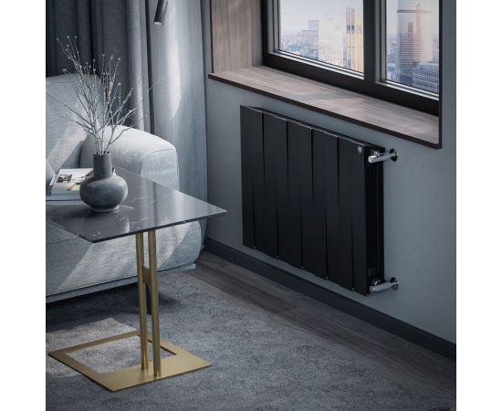 Радиатор Royal Thermo PianoForte 500/Noir Sable 10 секций, черный – изображение 13
