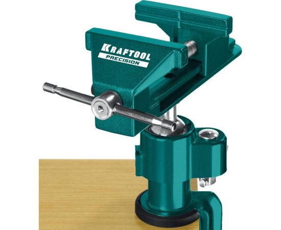Шарнирно-поворотные тиски KRAFTOOL Precision 75 мм 32711-75 – изображение 13