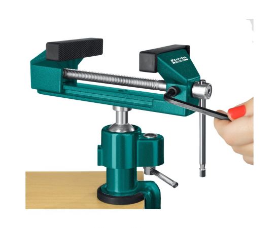 Шарнирно-поворотные тиски KRAFTOOL Precision 75 мм 32711-75 – изображение 14