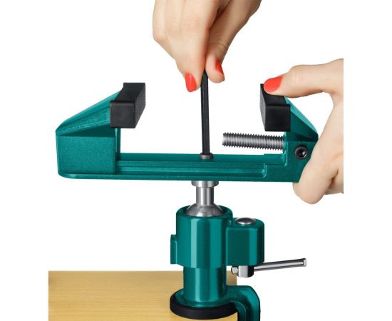 Шарнирно-поворотные тиски KRAFTOOL Precision 75 мм 32711-75 – изображение 15