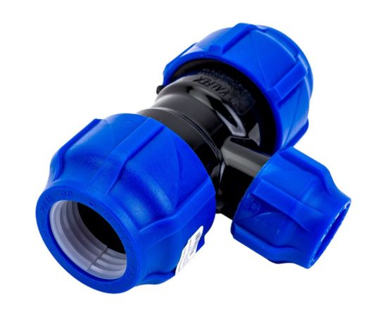 Компрессионный переходной тройник VALFEX ПНД, 32-20-32 1210012322032 – изображение 2